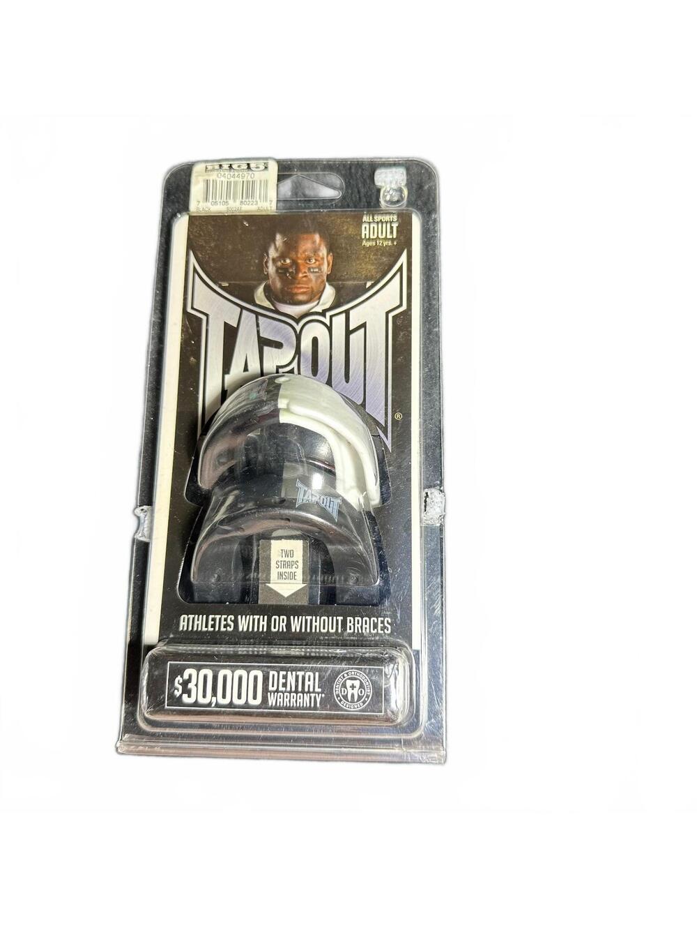 Tapout Mouth Guard Black All Sports Adult 12+ Years New In Package Football